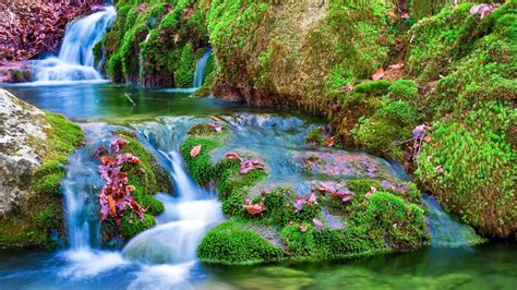 Nature Landscapes Widewallpaper Waterfall 17684