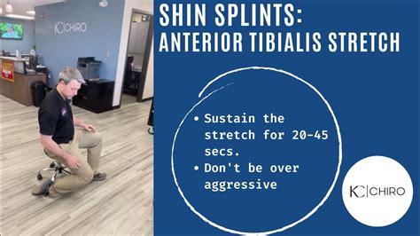 Managing Shin Splints Anterior Tibialis Stretch Youtube