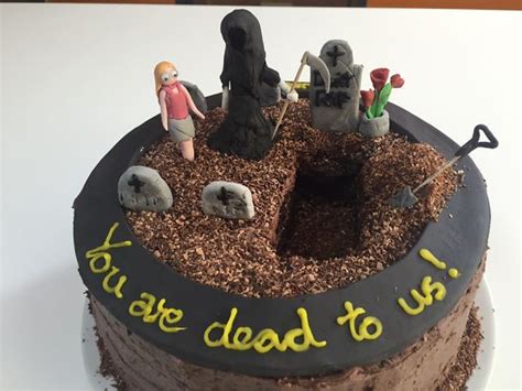 It can be difficult to express your feelings using words, but a fun cake might do the trick. Hilarious Farewell Cakes Employees have Received Last Day ...