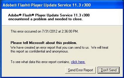 Adobe flash player latest version setup for windows 64/32 bit. How to Fix Error "Adobe Flash Player Update Service 11.3 ...