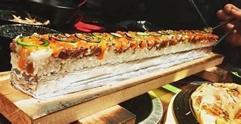 Monster sushi challenge roll where: This 18-inch sushi roll is the longest in Metro Vancouver (PHOTOS) | Dished