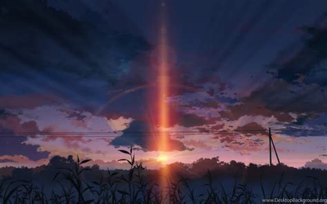 Sunset Anime Scenery Wallpapers Top Free Sunset Anime Scenery