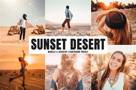 The colours of the presets range from a bit of colour reduced to very desaturated black & white. Free Sunset Desert Mobile & Desktop Lightroom Preset ...