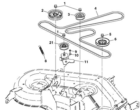 John Deere Lt155 Mower Deck Belt Routing