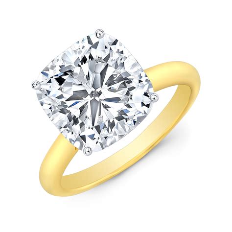 Ct Asscher Cut Natural Diamond Solitaire Diamond Engagement Ring Gia