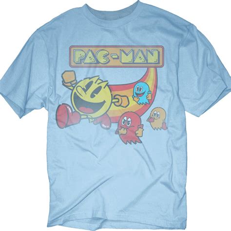 Retro Pac Man T Shirt Pac Man Mens T Shirt