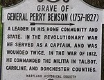Gen Perry Benson (1757-1827) - Find a Grave Memorial