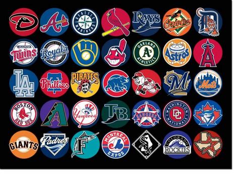 35 Logos Of The 30 Mlb Teams Some Repeating Baseball Teams Logo