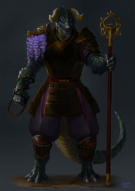 Commission Dragonborn By Hatonomotom On Deviantart Dungeons And