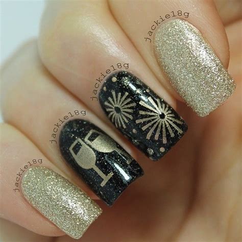 45 Gorgeous Nail Art Design For New Years Eve Ecstasycoffee