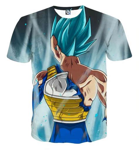 Dragon Ball Vegeta Blue Super Saiyan Epic Streetwear T Shirt Saiyan Stuff