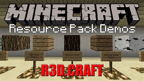 R3dcraft Minecraft Resource Pack 162 Youtube