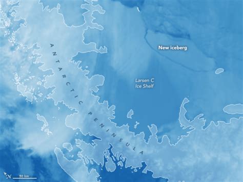 Satellite Images Show A Trillion Ton Iceberg Broke Off Antarctica
