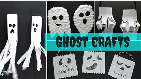 Halloween Ghost Craft For Kids Halloween Crafts Youtube