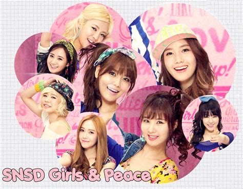 Snsd Girls And Peace By Costaria23 On Deviantart