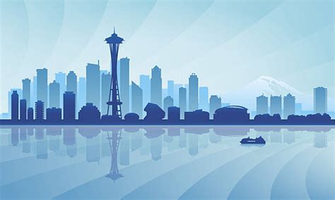Seattle Skyline Illustrations Royalty Free Vector Graphics And Clip Art