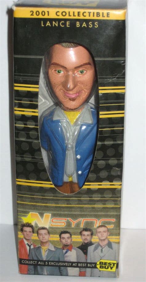 Lance Bass Nsync 2001 Best Buy Collectible Bobblehead In Box Justin Chris Joey