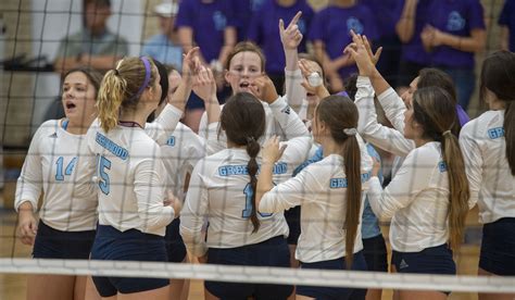 Hs Volleyball Greenwood Rises To Occasion Beats Seminole