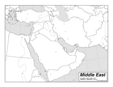 32 Blank Map Of The Middle East And North Africa Maps Database Source