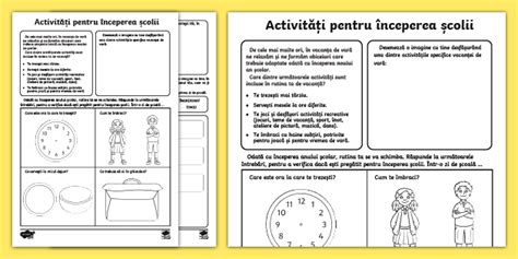 Generozitate Compatibil Cu Ilizibil Fise De Lucru Clasa Pregatitoare