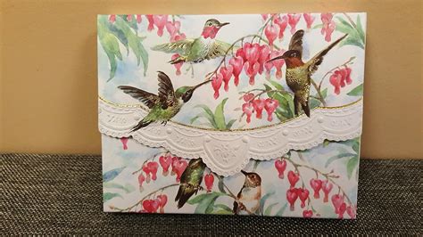 Carol Wilson Fine Arts Inc Hummingbirds Portfolio Notecard