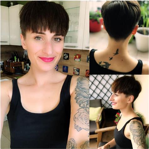 undercut pixie short hair styles instagram shirt hair short hair up bobbed haircuts bob