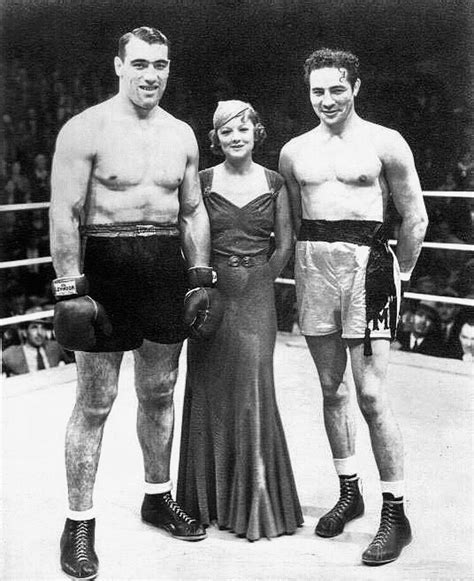 Primo Carnera Myrna Loy And Max Baer The Prizefighter And The Lady 1933