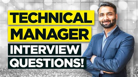 Technical Manager Interview Questions And Answers How To Pass A