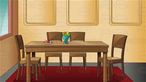 Cartoon Picture Of Dining Table