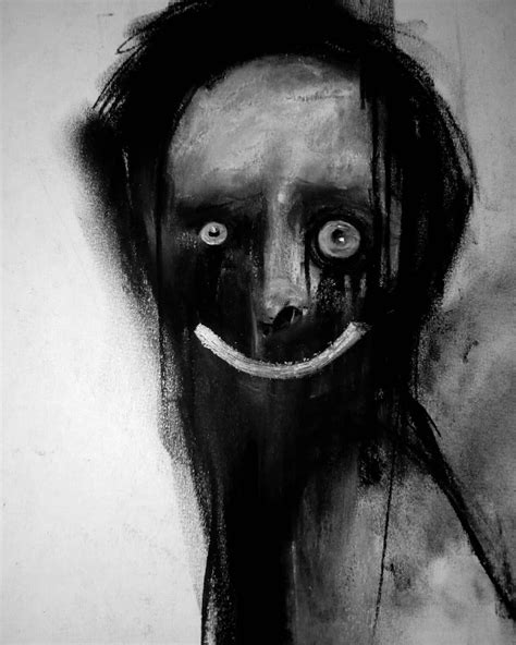 Pin By 두찡 연 On безумие Scary Art Creepy Drawings Creepy Face Drawing