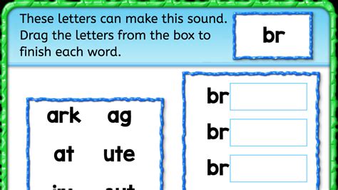 Beginning Sounds Br Interactive Worksheets Anywhere Teacher
