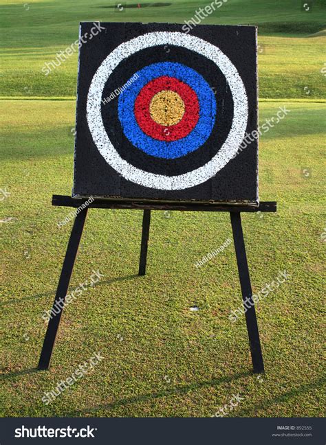 Target Board At An Archery Range Stock Photo 892555 Shutterstock