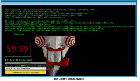 Jigsaw Ransomware Decrypts And Delete Files Remove Jigsaw Ransomware