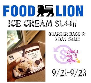 Remove from the pans, cool completely, and then place in the freezer. SistersSavingUCents: Food Lion Ice Cream $1.44 - 3 Day ...