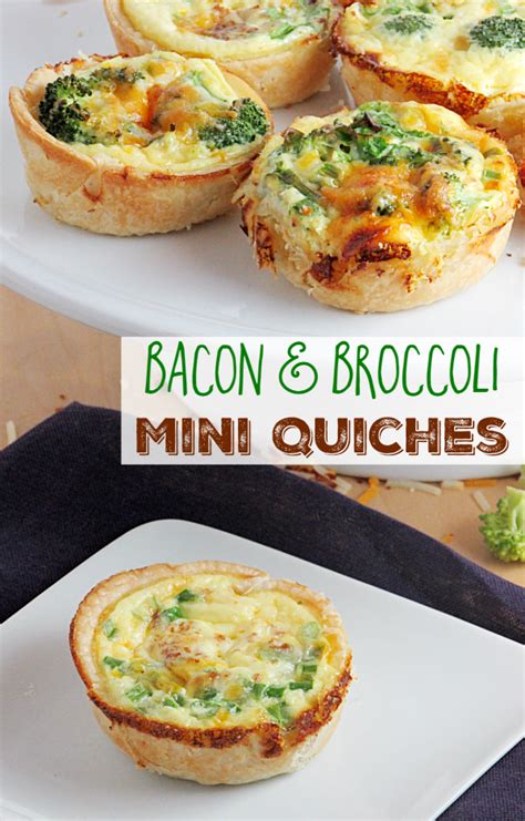 Bacon And Broccoli Mini Quiches The Shirley Journey