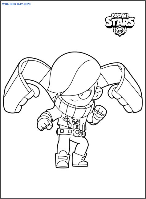 Dibujos Para Colorear Brawl Stars Imprime 350 Nuevas Imágenes