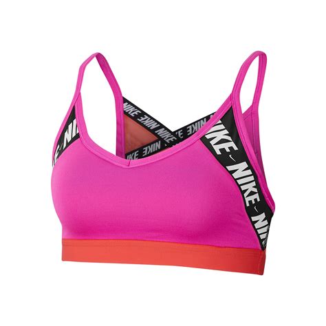 Buy Nike Indy Logo Sports Bras Women Pink Orange Online Tennis Point
