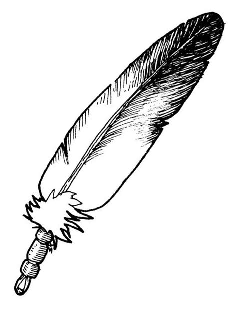 Bird Feather Coloring Pages