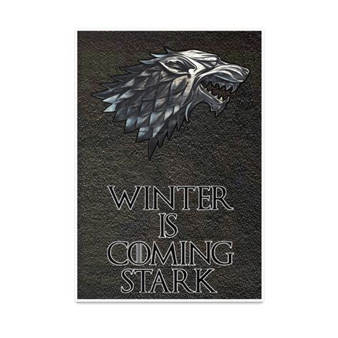 Poster Stark Game Of Thrones De Jonas Zeferino Colab55