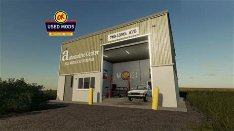 Fs19 Automotive Center Local Garage With Workshop V 10 Buildings