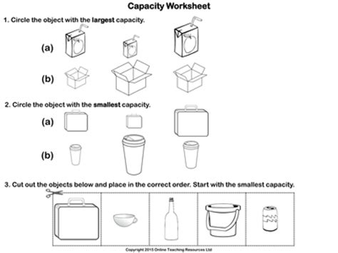 comparing capacity  volume animated powerpoint