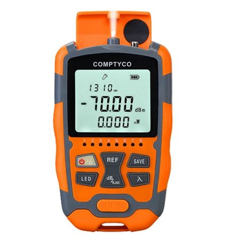 Comptyco Mini Optical Power Meter Opm Fiber Optical Cable Tester Scfcst Universal Interface