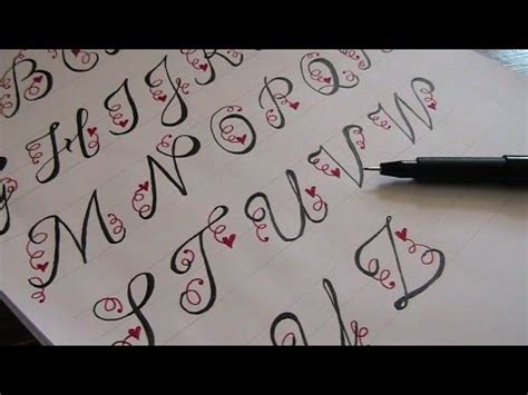 Love letters by raul alejandro | cuded. how to write in cursive - beautiful cursive fancy letters ...