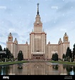 front view of Lomonosov Moscow State University Stock Photo: 57713600 ...