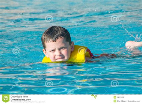 Young Boy Swimming Royalty Free Stock Images Image 14175339