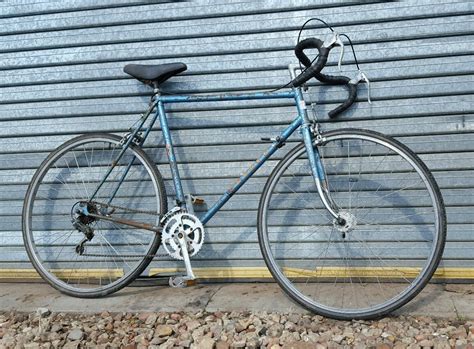 Retro Blue Peugeot Racing Bicycle Vintage 10 Speed Road Bike Eroica