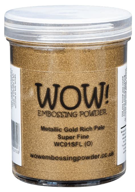 Large Pot Metallic Gold Embossing Powder