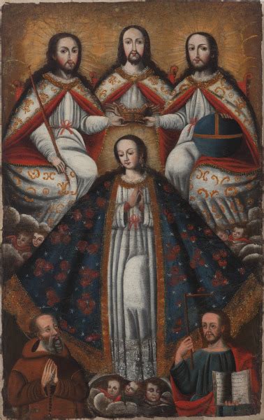 La Coronación De La Virgen Por La Trinidad Phoenix Art Museum