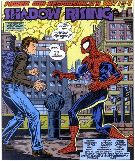 Clone Saga Chronicles Power And Responsibility Spiderman Comic
