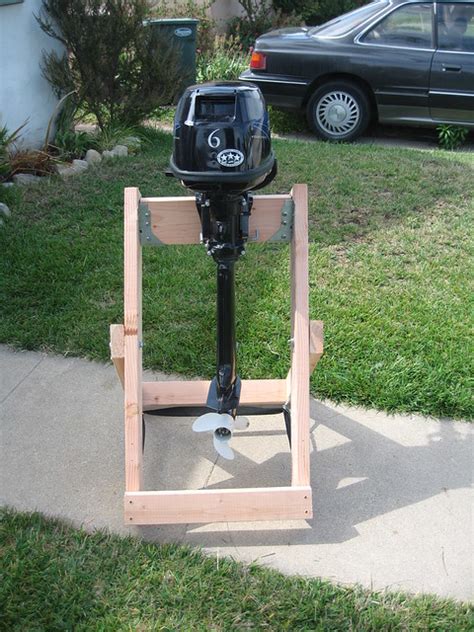Home Made Outboard Motor Stand Flickr Photo Sharing